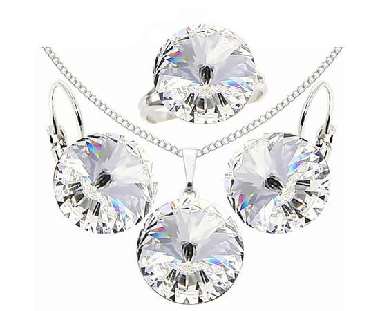 картинка Кольцо Elis 14mm 5570-3065-7006 Чехия Anabel Crystal ювелирный  магазин Калина являющийся официальным дистрибьютором в России 