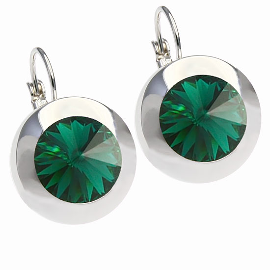 картинка Серьги Dave 12 mm 5540-1214-7116  Anabel Crystal ювелирный  магазин Калина являющийся официальным дистрибьютором в России 
