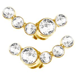 картинка Серьги Каффы Kayla 5540-0866-7005 Чехия Anabel Crystal ювелирный  магазин Калина являющийся официальным дистрибьютором в России 