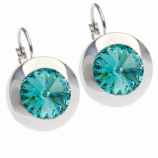 картинка Серьги Dave 12 mm 5540-1214-7196  Anabel Crystal ювелирный  магазин Калина являющийся официальным дистрибьютором в России 