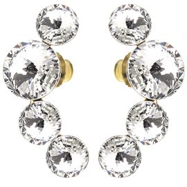 картинка Серьги Fendi 6.8 mm 5540-0168-7005 Чехия Anabel Crystal ювелирный  магазин Калина являющийся официальным дистрибьютором в России 