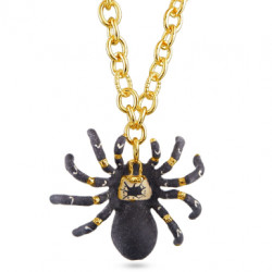 картинка Колье Паук (эмаль, г/п: золото, 80-84 см) EX00 0042GB-00P Uvelina ювелирный  магазин Калина являющийся официальным дистрибьютором в России 