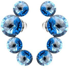 картинка Серьги Fendi 6.8 mm 5540-0168-7156 Чехия Anabel Crystal ювелирный  магазин Калина являющийся официальным дистрибьютором в России 