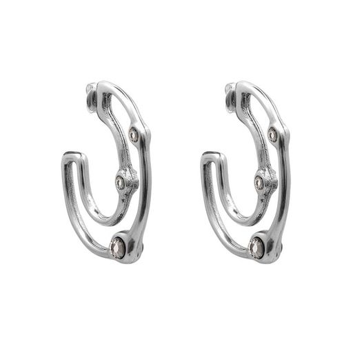 картинка Серьги Ciclon (прозрачные кристаллы) 223601-04 Испания Saori ювелирный  магазин Калина являющийся официальным дистрибьютором в России 