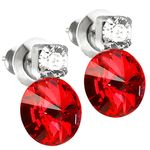 картинка Серьги Odette 6mm 5540-3129-7136 Чехия Anabel Crystal ювелирный  магазин Калина являющийся официальным дистрибьютором в России 