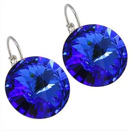 картинка Серьги Elis 18 mm 5540-1157-7046 Чехия Anabel Crystal ювелирный  магазин Калина являющийся официальным дистрибьютором в России 