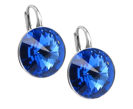 картинка Серьги Elis Silver 12 mm 5540-1291-7046 Anabel Crystal ювелирный  магазин Калина являющийся официальным дистрибьютором в России 