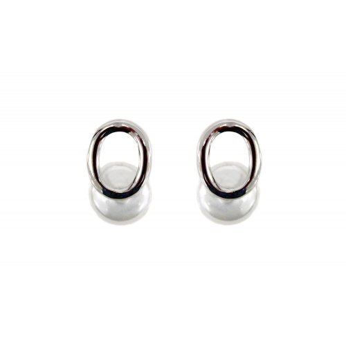 картинка Серьги (Майорка, г/п: родий) Испания Madreperla 020 02 030 ювелирный  магазин Калина являющийся официальным дистрибьютором в России 