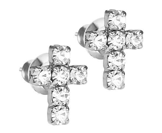 картинка Пуссеты Moreti 5540-0868-7006 Чехия Anabel Crystal ювелирный  магазин Калина являющийся официальным дистрибьютором в России 