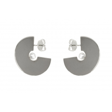 картинка Серьги (Майорка, г/п: родий) Испания Madreperla 020 02 018 ювелирный  магазин Калина являющийся официальным дистрибьютором в России 