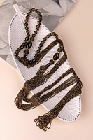 Колье Afrodite (Раухтопаз, цепи маниль-шоколадные) Италия Perfetto 051 001 002