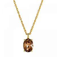 Колье BARGA (кристалл коричнеый, г/п: золото, 50+5см) Дания DYRBERG/KERN 450183