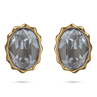 Пусеты Сияние (кристаллы дымчато-серые, г/п: золото) Uvelina SW00 0095G-111E1