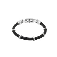 Браслет (нат. кожа., г\п: серебро, регулируется 19-21 см) 25M115-01-3 Ciclon Испания