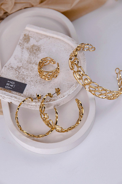 Браслет TOSCANE (11 гр, 5,6 см, г/п: золото, регулируется) 13-69111 Франция Ori-Tao