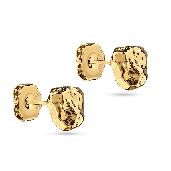 Пусеты Дюна (10 мм, г/п: золото) Uvelina BS05 0101G-00E1