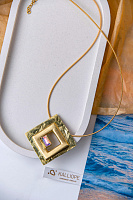 Колье (кристалл мультиколор, г/п: золото) Греция Kalliope 022 05 026