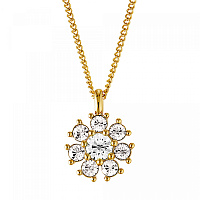 Колье DELISE (кристалл прозрачный, г/п: золото, 45+5 см) Дания DYRBERG/KERN 470151