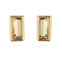 Пусеты Богемия (кристаллы шампань, г/п: золото) Uvelina SW00 0045G-016E