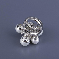 Кольцо (Майорка, г/п: родий, от р.18,5) Испания Madreperla 020 01 020