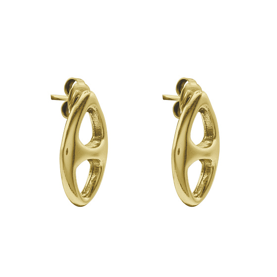 картинка Серьги Ciclon 250603 (г/п: золото, 2х1,2 см) Испания Amarre ювелирный  магазин Калина являющийся официальным дистрибьютором в России 