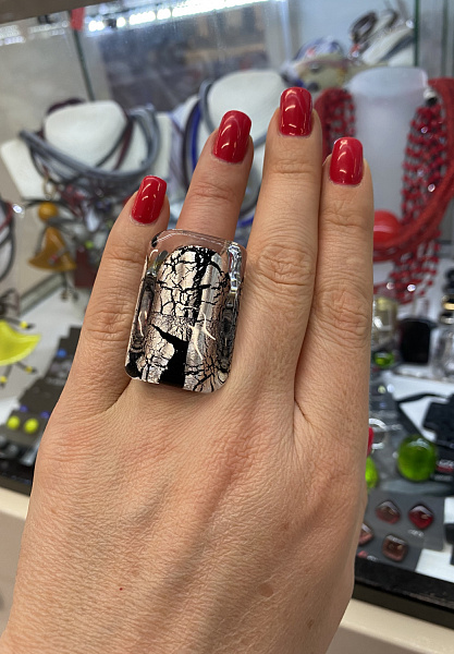 Кольцо Piazza (серебро) 17 Италия ENZO BENZO 