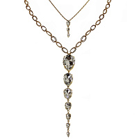 Колье 3 в 1 (кристаллы прозрачные) Италия  Claudio Canzian 002 05 729