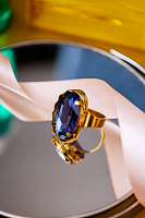 Кольцо Карина (кристалл фиолетовый, 3х2х1 см) Италия Claudio Canzian 002 01 020