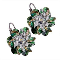 Серьги Anabel  5540-2865-7476 30х20 мм Чехия Anabel Crystal