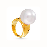 Кольцо 16-17 (Майорка белая, г/п: золото) 3900 Испания MK10 0072-2b