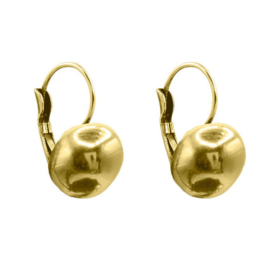 картинка Серьги Ciclon (г/п: золото, 2.5Х1.5 см) 250609 Испания Spherik ювелирный  магазин Калина являющийся официальным дистрибьютором в России 