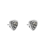 Серьги Ciclon 251600-10 (кристалл графит, г/п: серебро, 1.2х1.2 см) Испания Amarre