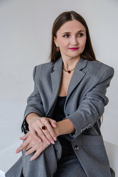 Колье Сердце (кристалл красный, 49 см, 0.7 см.,1,6х1,4 см) Италия Claudio Canzian 002 05 835