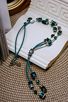 Колье Gelio бирюзовые/бирюзовый Италия ENZO BENZO