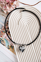 Колье Fiume Lux черно-белая/черный Италия ENZO BENZO 