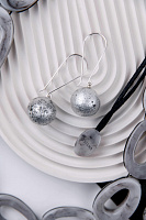 Серьги Prue orbeadz серебряный  Голландия ZSISKA