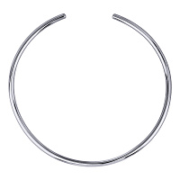 Колье Гривна (13 см, г/п: родий) BS05 0018R-00N