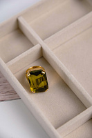 Кольцо (баварское стекло, кристалл бутылочный, 2,5х1,7см) Италия Claudio Canzian 002 01 491