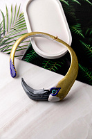 Колье Цапля (эмаль, г/п: золото) Италия ANNIBALE BALDINI 007 05 104