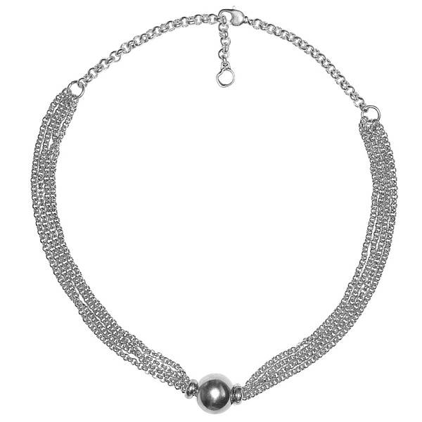 Колье (г/п: серебро 43+5 см, регулируется) 256803 Испания Ciclon Spherik