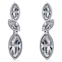 Серьги Эдем (кристаллы белые, г/п: родий) Uvelina SW00 0110R-001E1