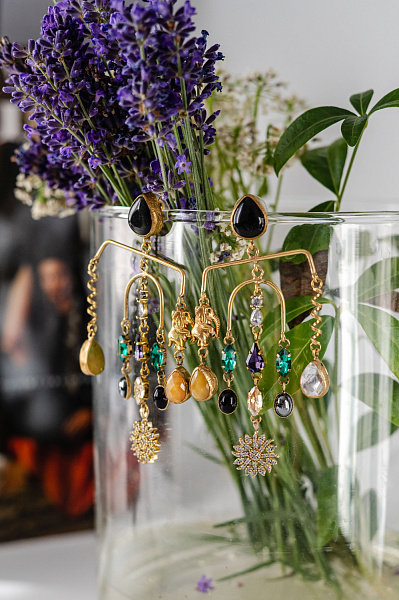 Серьги (Турция) ручная работа 