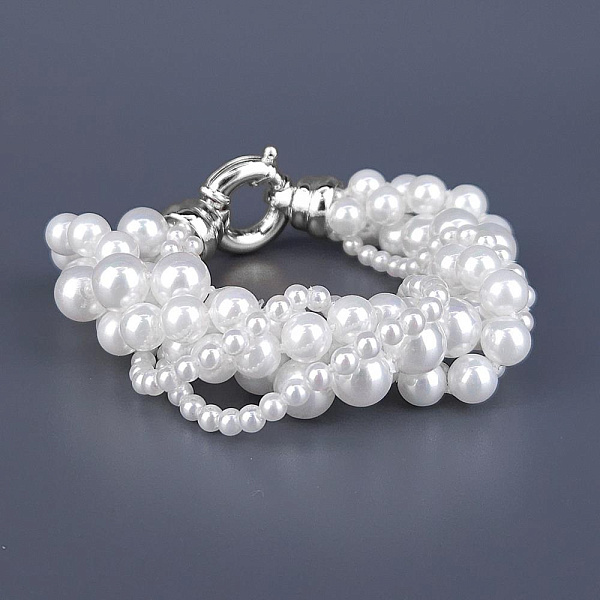Браслет (Майорка, г/п: родий р. от 18 до 22) Испания Madreperla 020 04 011