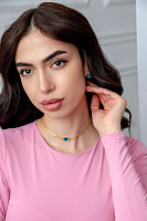 Колье Primrose (кристалл голубой, г/п: золото) Греция Katerina Vassou KV26.1-308881GBLUE