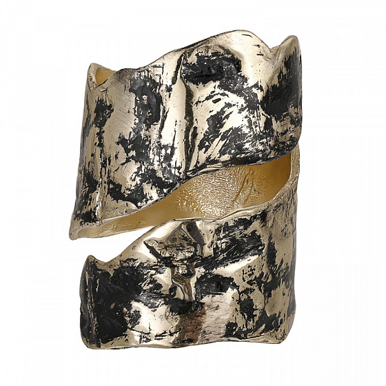 картинка Кольцо (1,4 см, г/п: золото, регулир.) Греция Kalliope 022 01 003 ювелирный  магазин Калина являющийся официальным дистрибьютором в России 