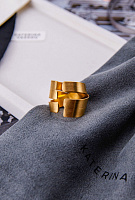 Кольцо Mercy (разъемное, с пластинами, г/п: золото) Греция Katerina Vassou KV25.1-403061G 