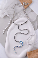 Колье (кристаллы голубые) Италия Claudio Canzian 002 05 772