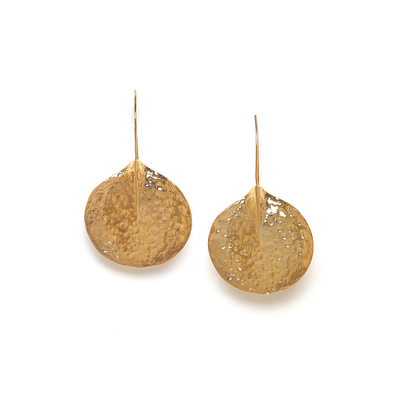 картинка Серьги PETALES (14,4 гр, 6 см, г/п: золото) 12-31913 Франция Ori-Tao ювелирный  магазин Калина являющийся официальным дистрибьютором в России 