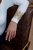 Браслет (г/п: золото, регулируется, 9 см) Греция Kalliope 022 04 017