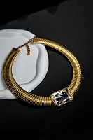 Колье (Баварское стекло, кристалл прозрачный) Италия  Claudio Canzian 002 05 674